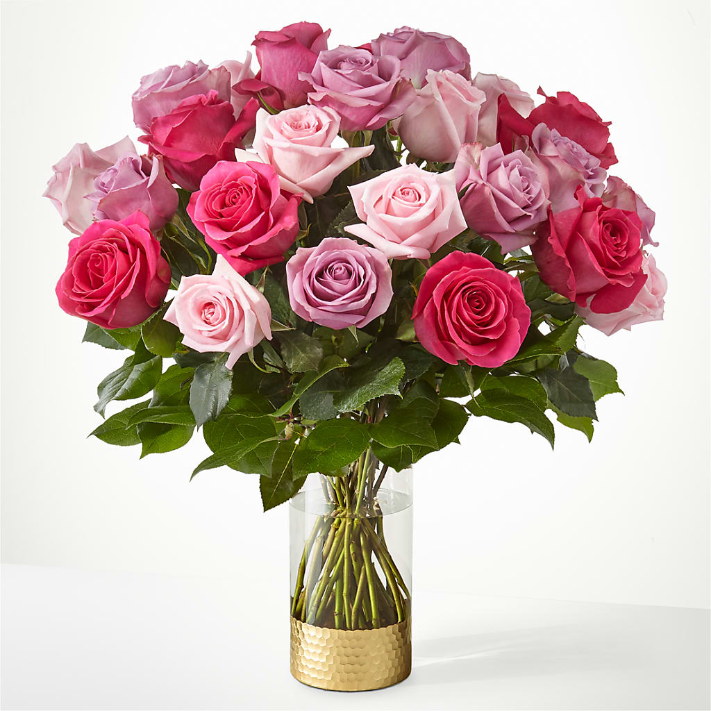 Pure Beauty Mixed Roses – Mary Blooms Florist, Port Saint Lucie FL