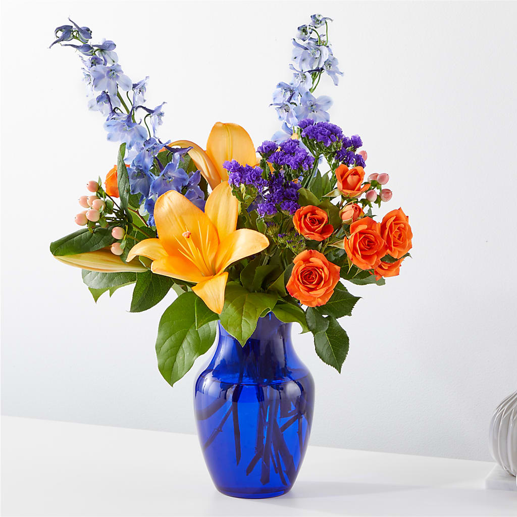Radiant Citrus Bouquet – Mary Blooms Florist, Port Saint Lucie FL