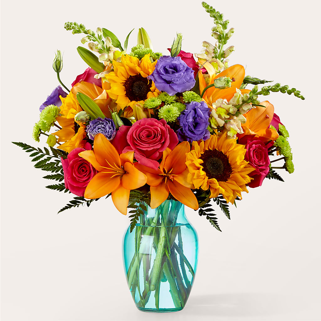 Double Rainbow Bouquet – Mary Blooms Florist, Port Saint Lucie FL