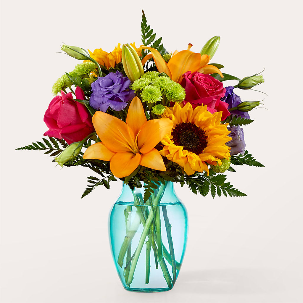Double Rainbow Bouquet – Mary Blooms Florist, Port Saint Lucie FL