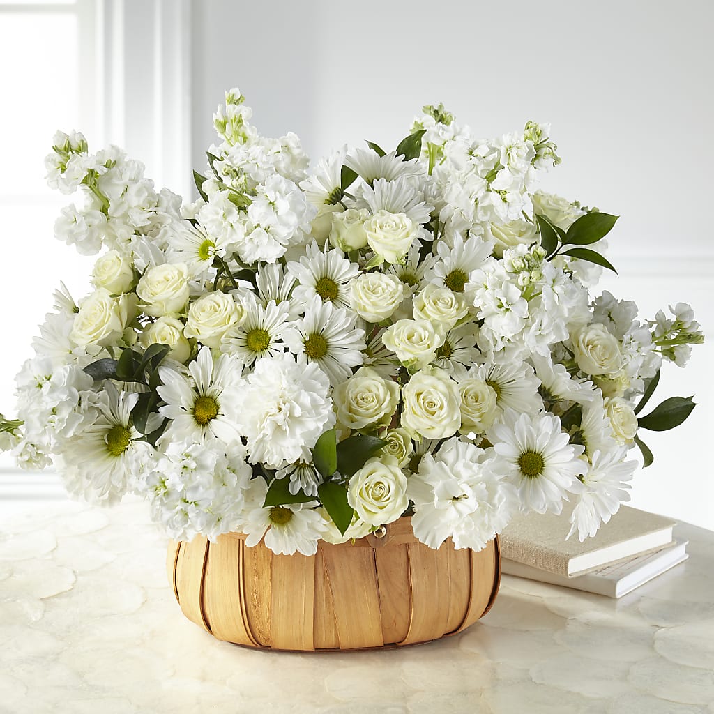 Graceful Garden Basket – Mary Blooms Florist, Port Saint Lucie FL