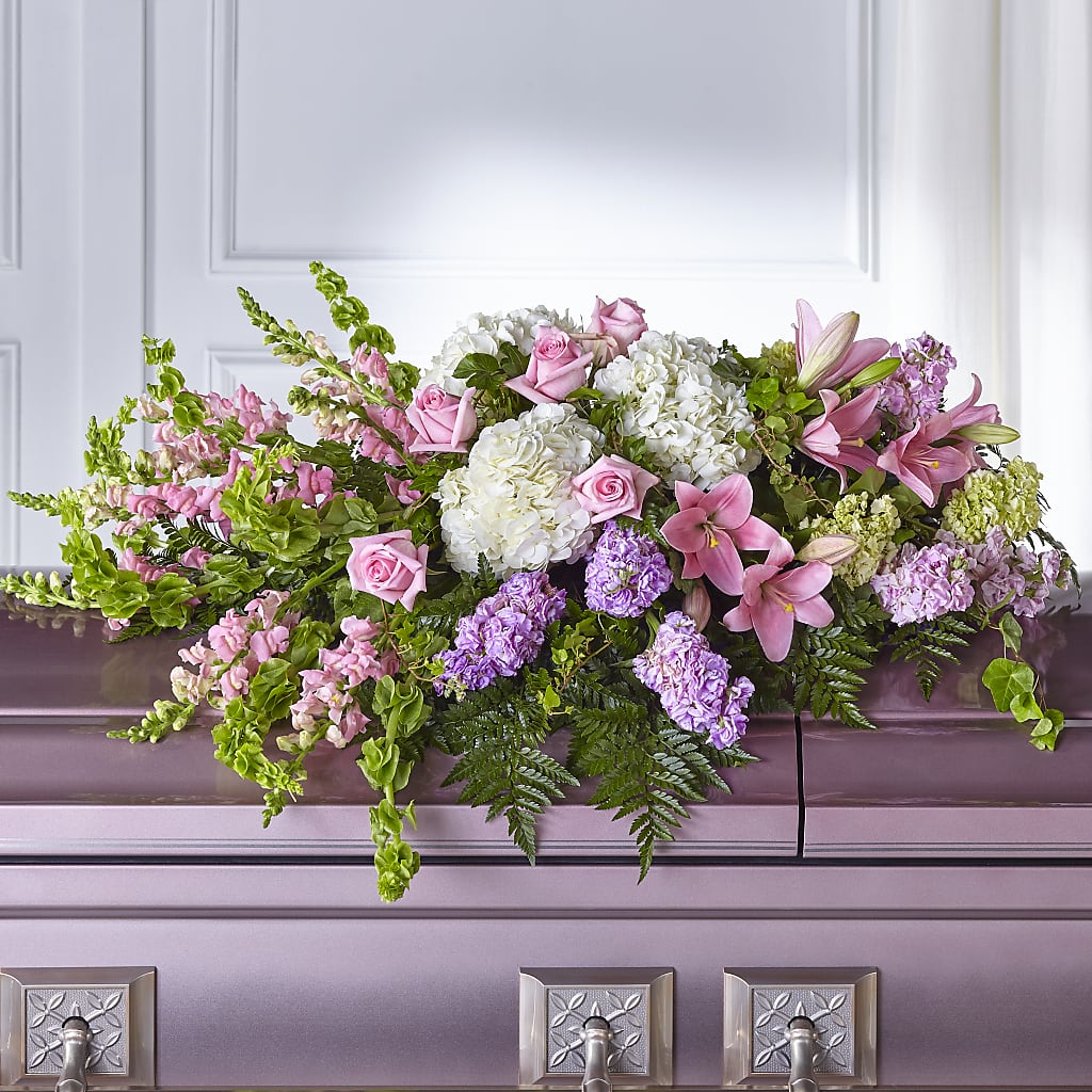 Life's Gratitude Casket Spray – Mary Blooms Florist, Port Saint Lucie FL