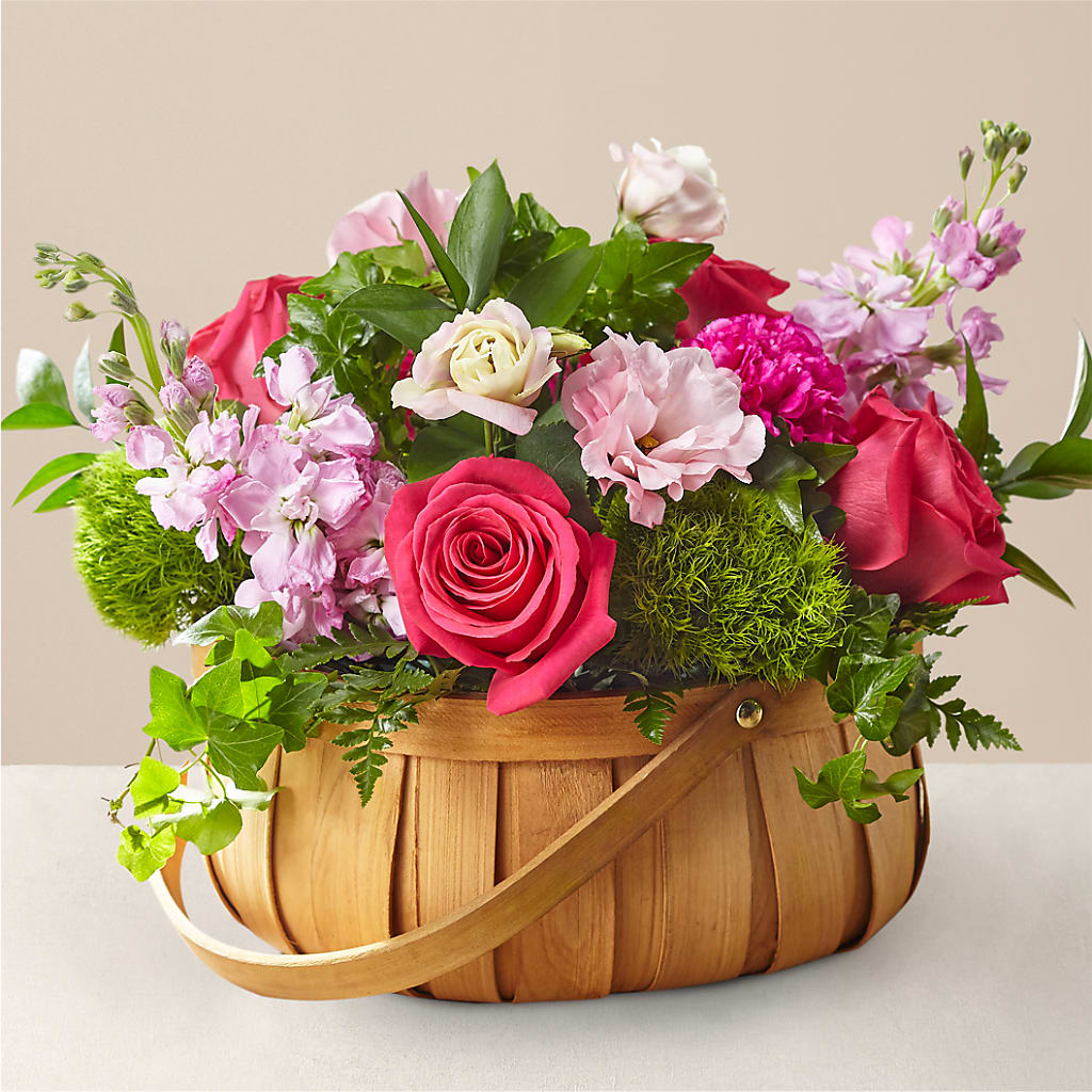Radiance in Bloom Basket – Mary Blooms Florist, Port Saint Lucie FL