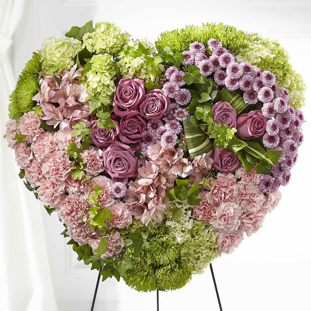 Heartwarming Standing Heart – Mary Blooms Florist, Port Saint Lucie FL