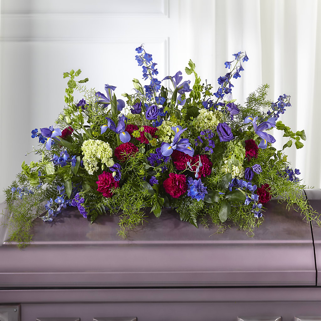 Always Treasured Casket Spray – Mary Blooms Florist, Port Saint Lucie FL