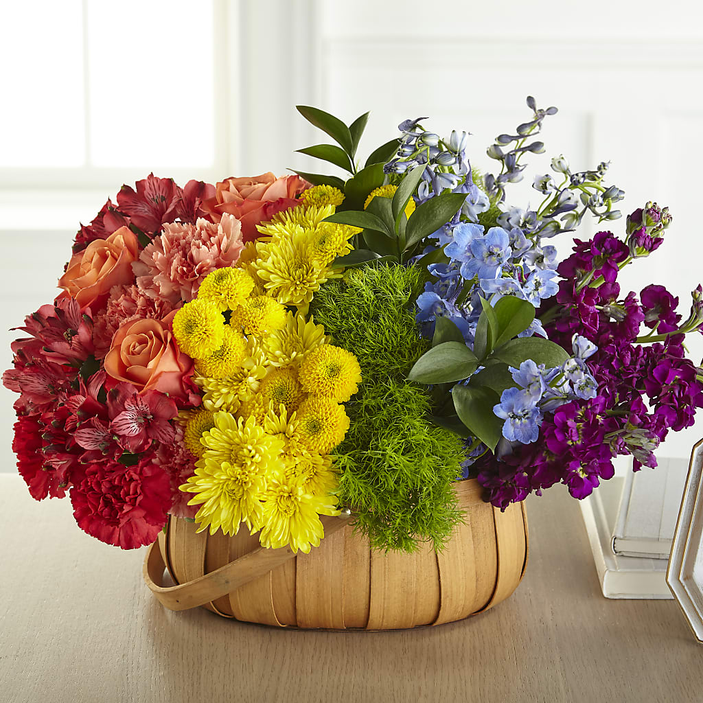 Prideful Basket – Mary Blooms Florist, Port Saint Lucie FL