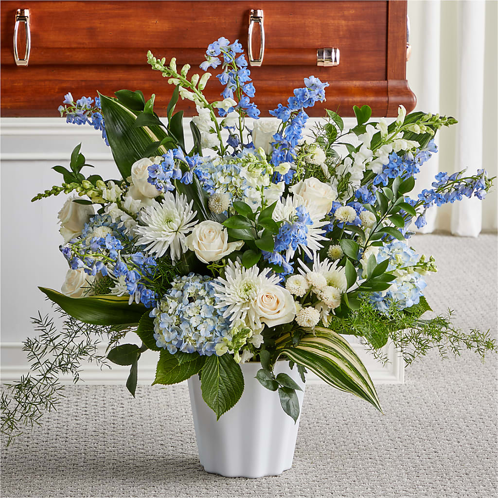 Everlasting Memories Floor Basket – Mary Blooms Florist, Port Saint Lucie FL