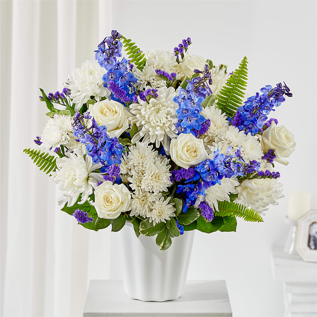 Hold Dear Tabletop Basket – Mary Blooms Florist, Port Saint Lucie FL