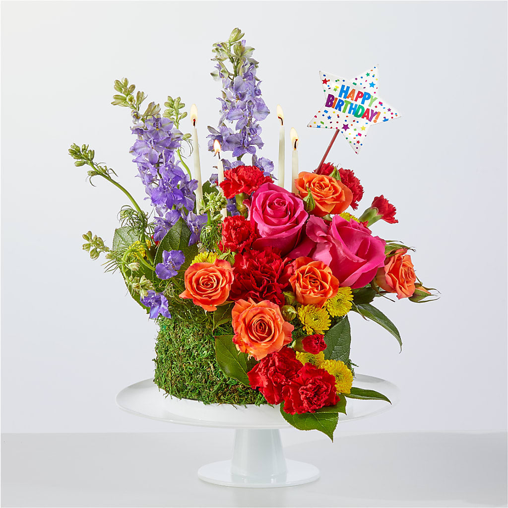 Best Year Yet Floral Cake – Mary Blooms Florist, Port Saint Lucie FL