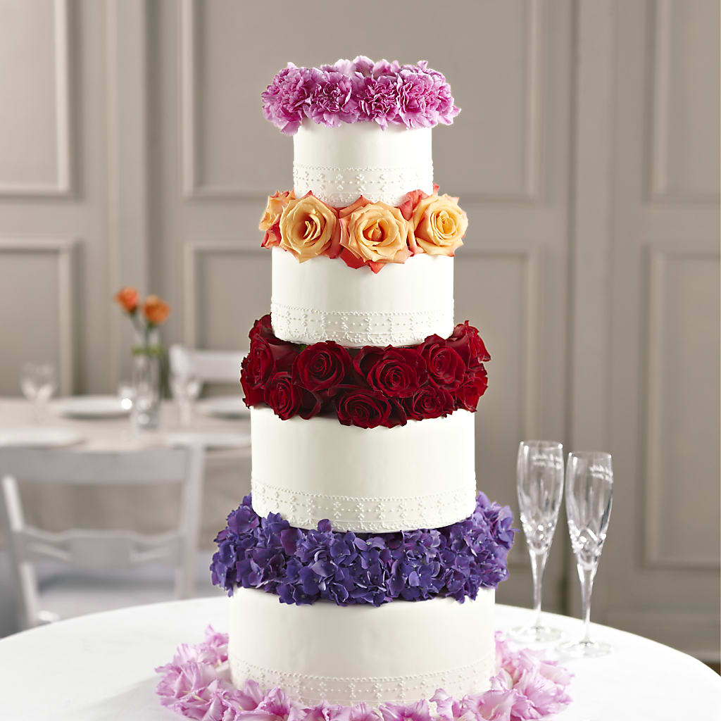 Infinite Love Cake Décor – Mary Blooms Florist, Port Saint Lucie FL