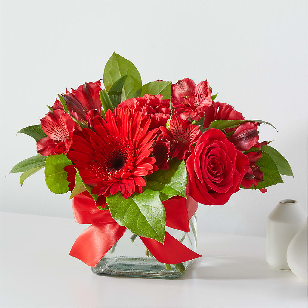 Red Hot Bouquet – Mary Blooms Florist, Port Saint Lucie FL