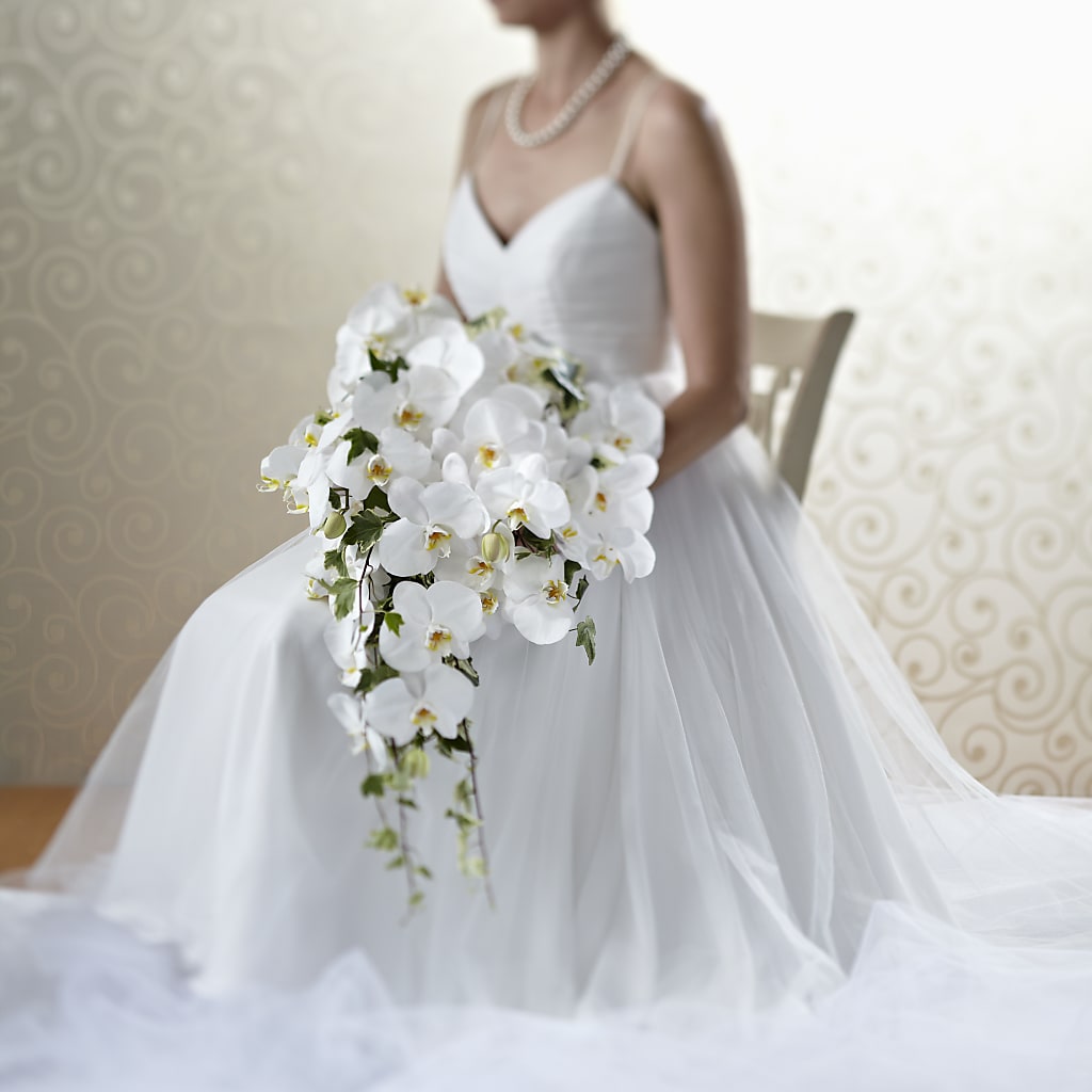 Classic White Bouquet – Mary Blooms Florist, Port Saint Lucie FL