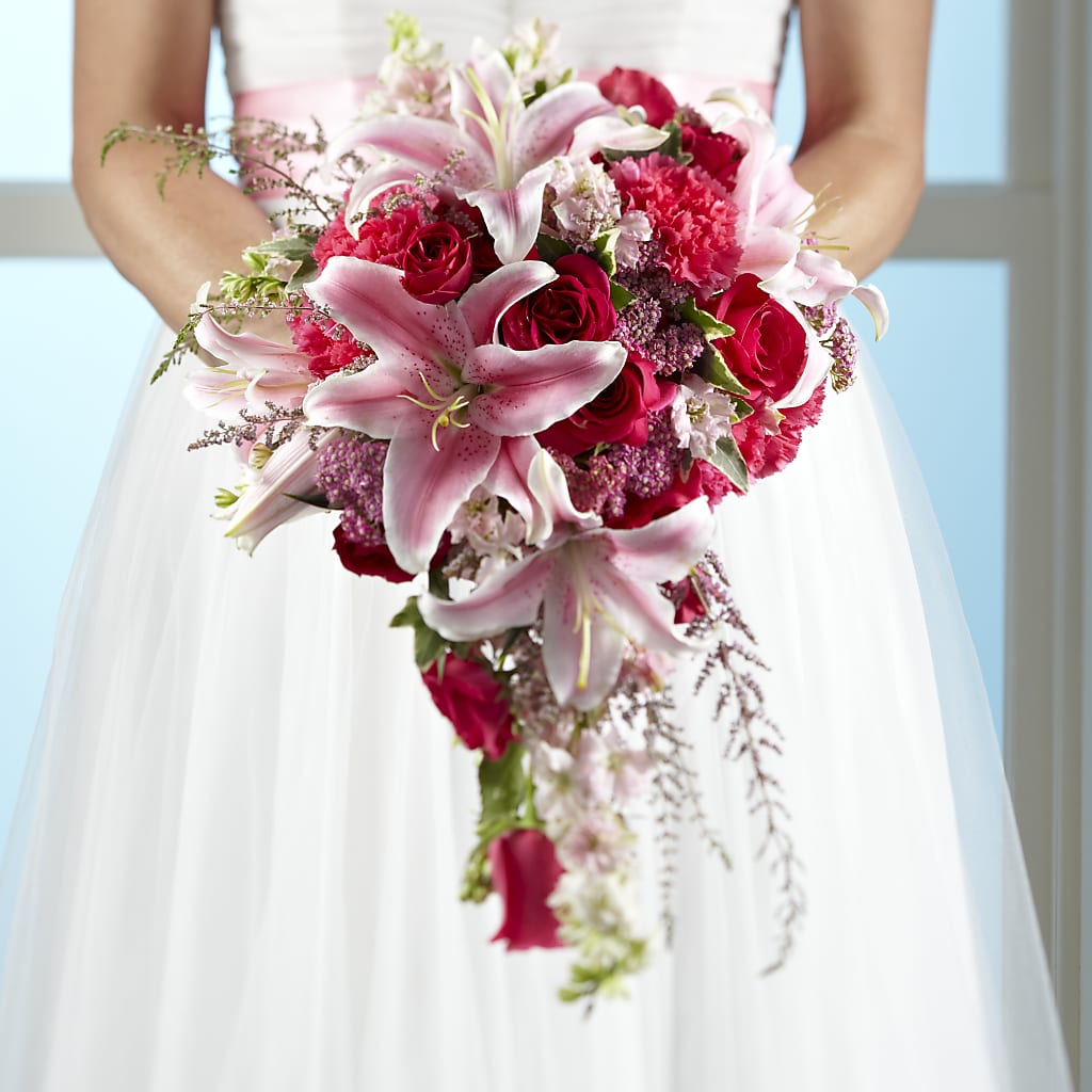 Lily & Rose Bouquet – Mary Blooms Florist, Port Saint Lucie FL