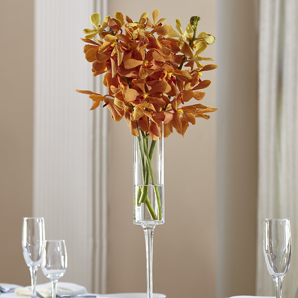 Orange Mokara Bouquet – Mary Blooms Florist, Port Saint Lucie FL