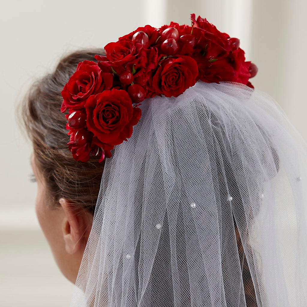 Heart's Happiness Hair Decor – Mary Blooms Florist, Port Saint Lucie FL