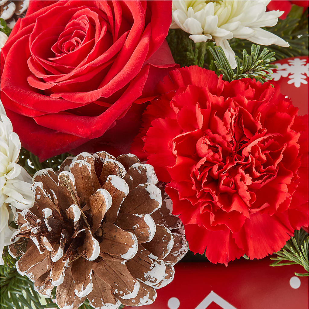 Christmas Village Ornament –  Mary Blooms Florist, Port Saint Lucie FL