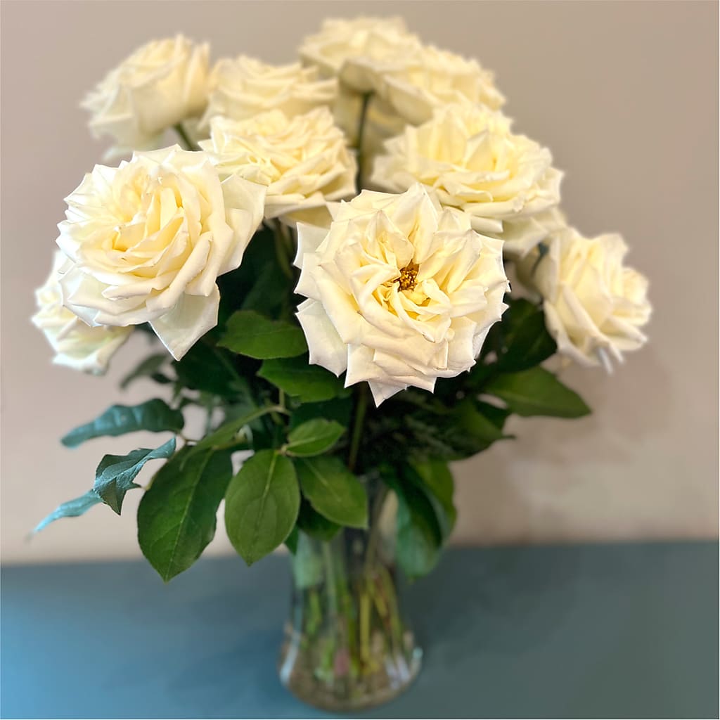 Long Stem Yellow Rose Bouquet –  Mary Blooms Florist, Port Saint Lucie FL