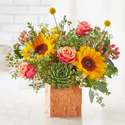 Sunflower Season Bouquet –  Mary Blooms Florist, Port Saint Lucie FL