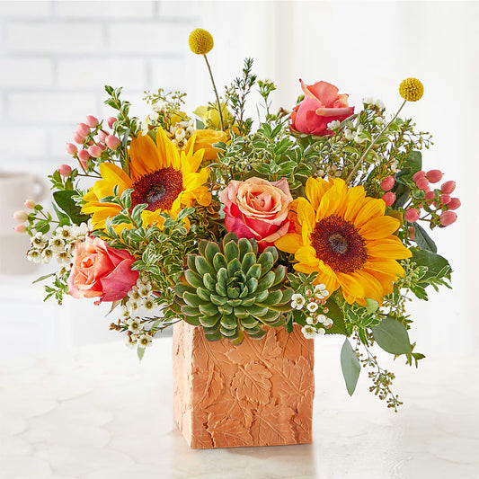 Sunflower Season Bouquet –  Mary Blooms Florist, Port Saint Lucie FL