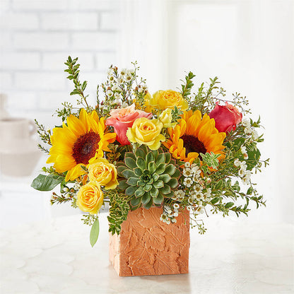 Sunflower Season Bouquet –  Mary Blooms Florist, Port Saint Lucie FL