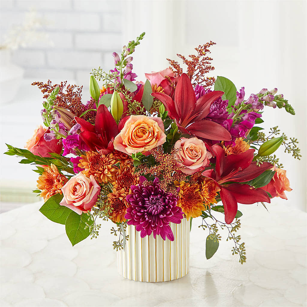 Burgundy Landscape Bouquet –  Mary Blooms Florist, Port Saint Lucie FL