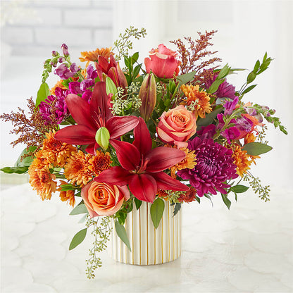 Burgundy Landscape Bouquet –  Mary Blooms Florist, Port Saint Lucie FL