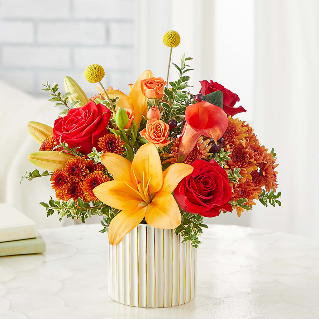 Scarlet Skies Bouquet –  Mary Blooms Florist, Port Saint Lucie FL