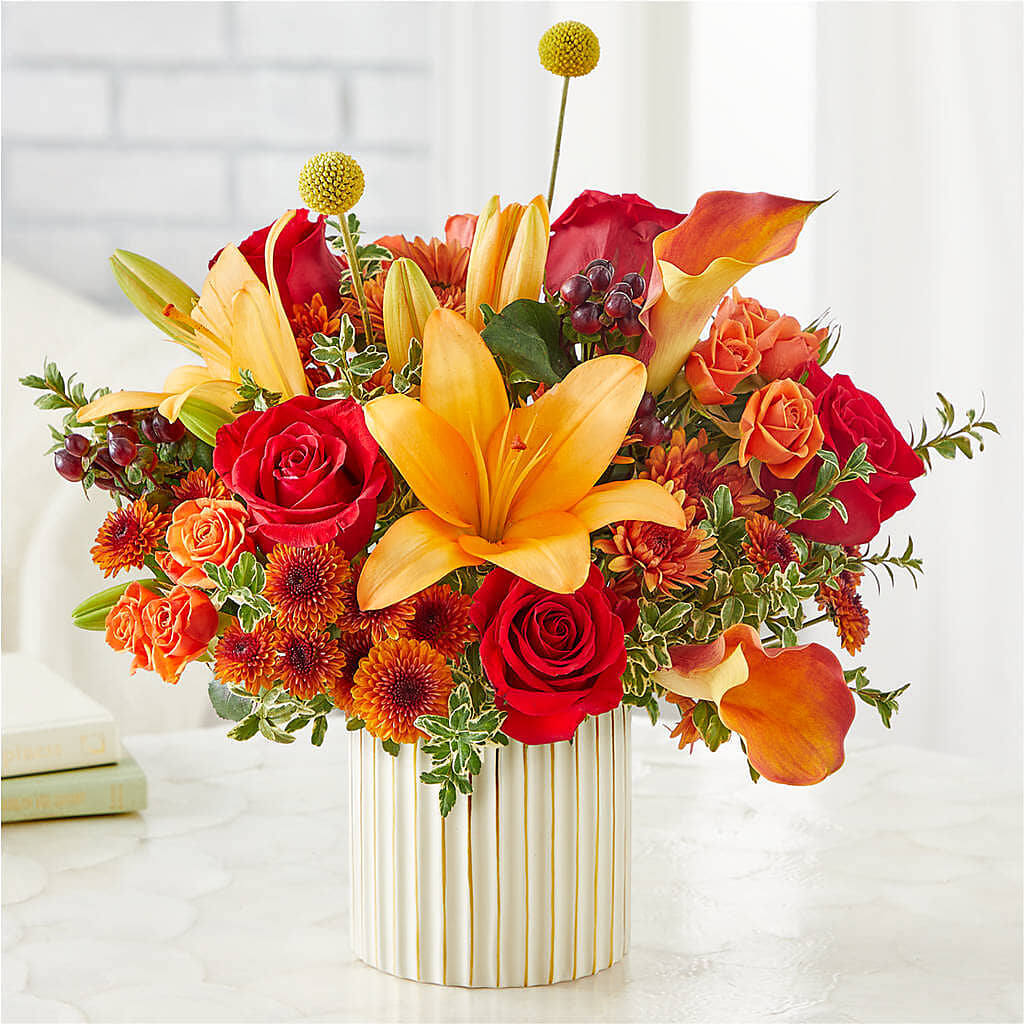 Scarlet Skies Bouquet –  Mary Blooms Florist, Port Saint Lucie FL