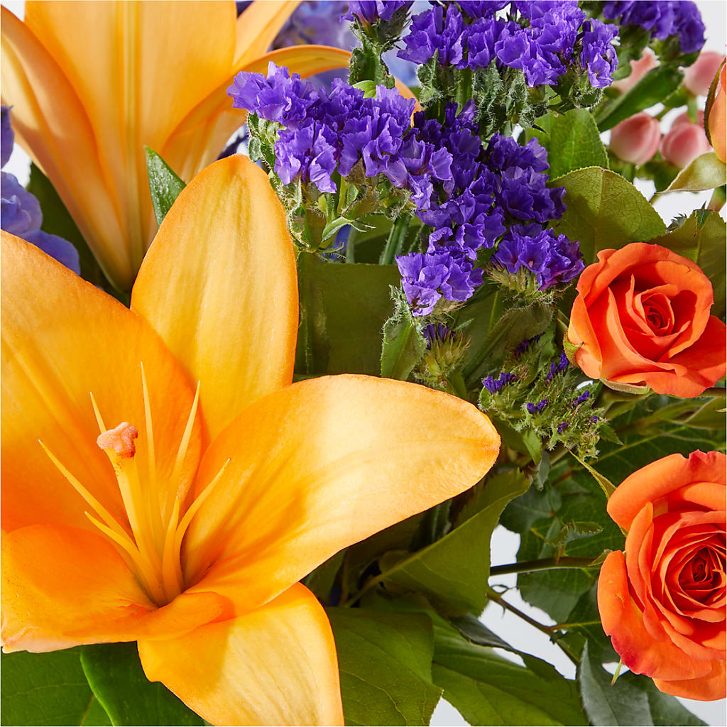 Radiant Citrus Bouquet –  Mary Blooms Florist, Port Saint Lucie FL