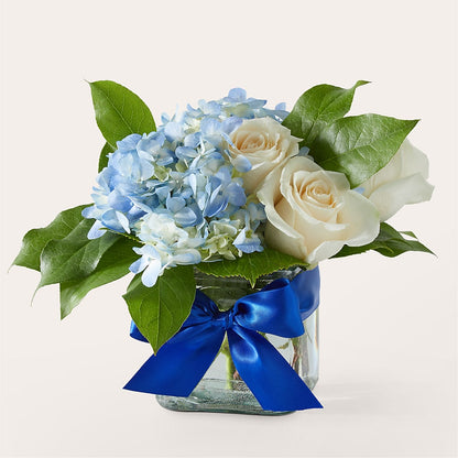 Sky Blue Delight Bouquet –  Mary Blooms Florist, Port Saint Lucie FL