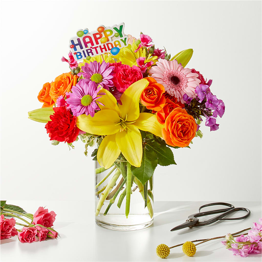 Cue the Confetti - A Florist Original –  Mary Blooms Florist, Port Saint Lucie FL