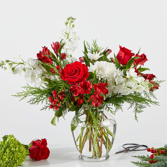 Merry Moment Bouquet – A Florist Original –  Mary Blooms Florist, Port Saint Lucie FL