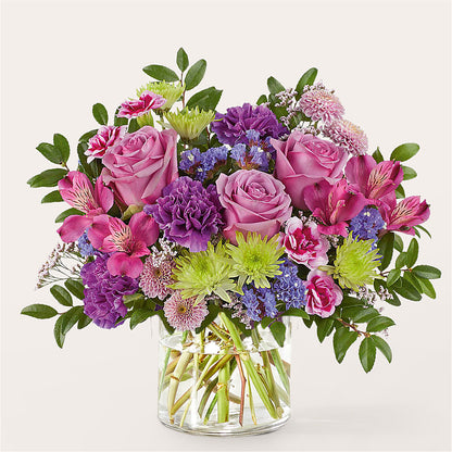 Glass Half Full Bouquet –  Mary Blooms Florist, Port Saint Lucie FL