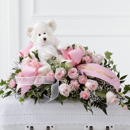 Touch of Sympathy Casket Spray –  Mary Blooms Florist, Port Saint Lucie FL