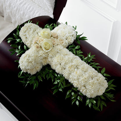 Peaceful Memories Casket Spray (Standard) –  Mary Blooms Florist, Port Saint Lucie FL