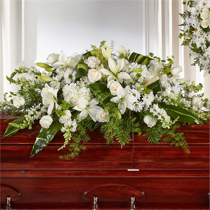 Abundance Casket Spray –  Mary Blooms Florist, Port Saint Lucie FL