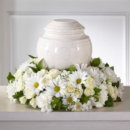 Ivory Gardens Cremation Adornment –  Mary Blooms Florist, Port Saint Lucie FL