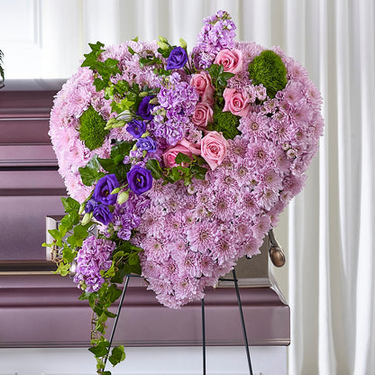 Treasured Love Standing Heart –  Mary Blooms Florist, Port Saint Lucie FL