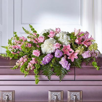 Life's Gratitude Casket Spray –  Mary Blooms Florist, Port Saint Lucie FL
