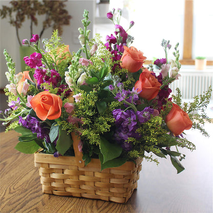 Garden of Life Basket –  Mary Blooms Florist, Port Saint Lucie FL