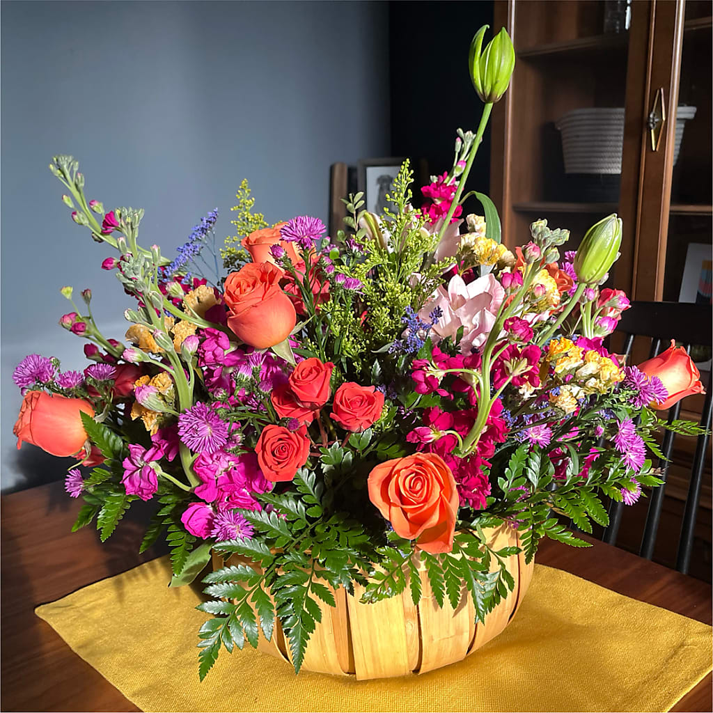 Garden of Life Basket –  Mary Blooms Florist, Port Saint Lucie FL