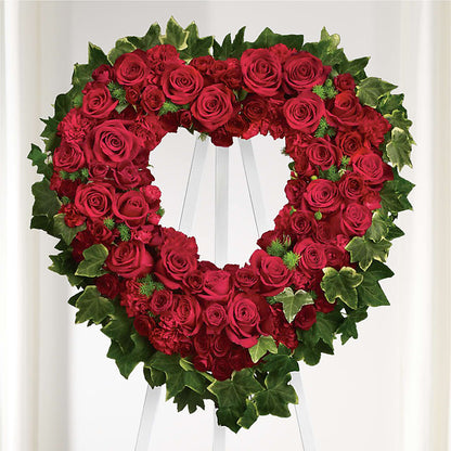 Wholehearted Standing Spray –  Mary Blooms Florist, Port Saint Lucie FL