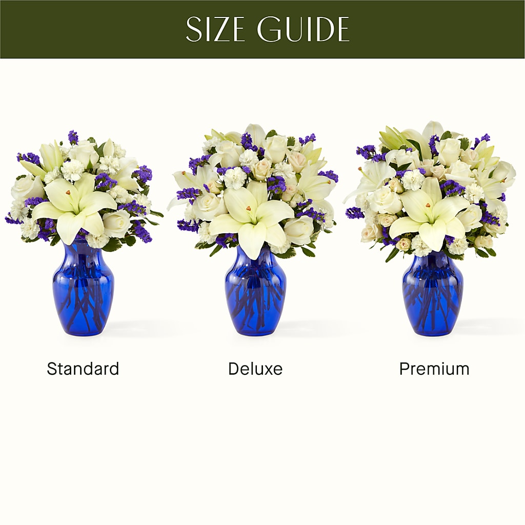 Sapphire Rush Bouquet –  Mary Blooms Florist, Port Saint Lucie FL