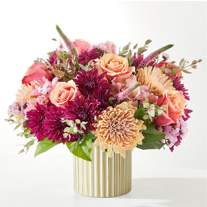 Berry Cobbler Bouquet with Ivory Vase –  Mary Blooms Florist, Port Saint Lucie FL