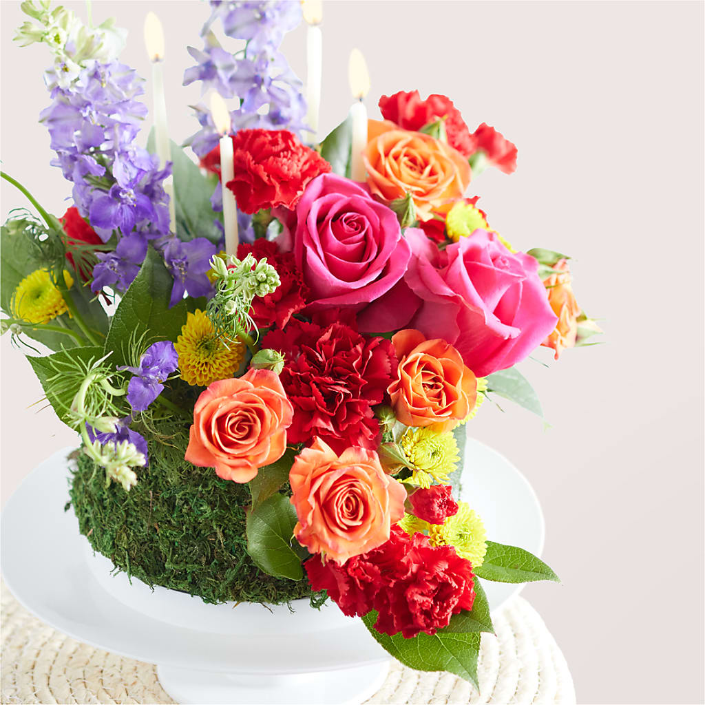 Best Year Yet Floral Cake –  Mary Blooms Florist, Port Saint Lucie FL