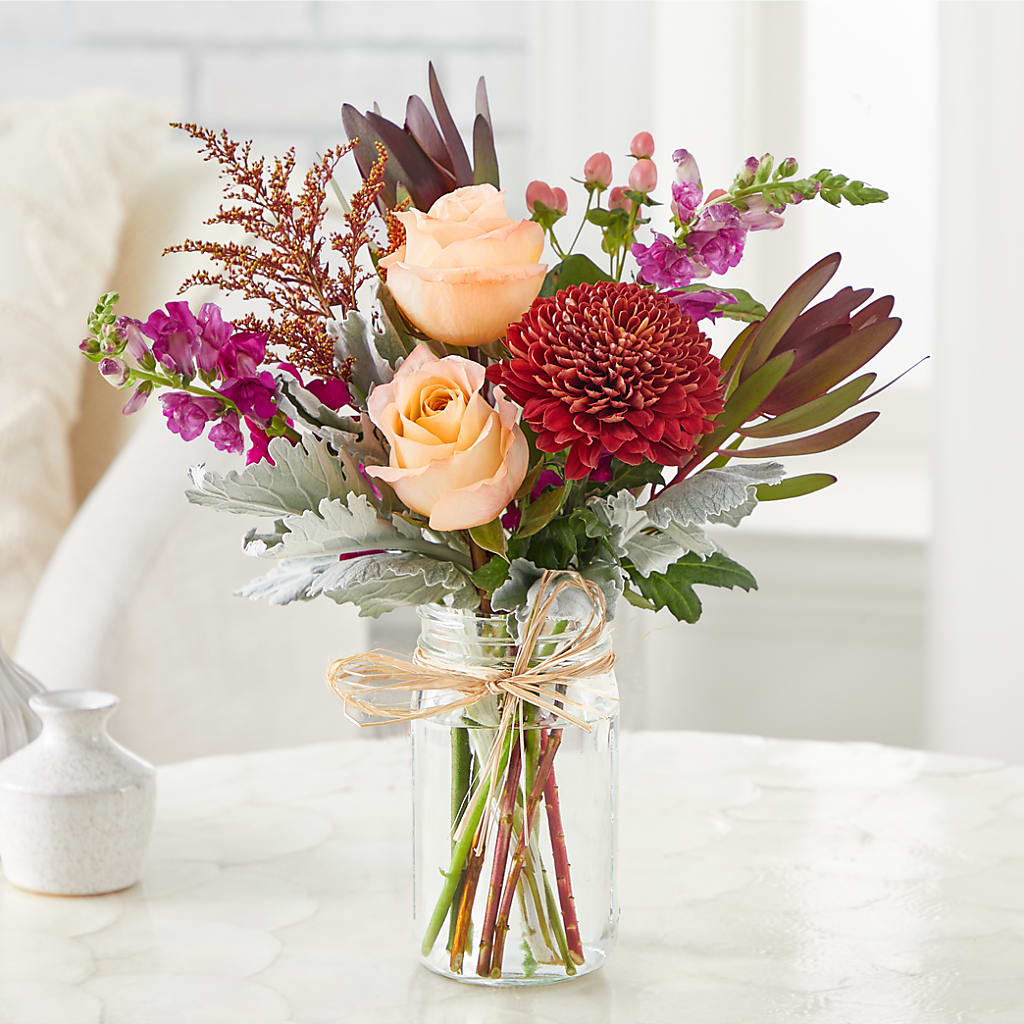 Moody Hues Bouquet –  Mary Blooms Florist, Port Saint Lucie FL