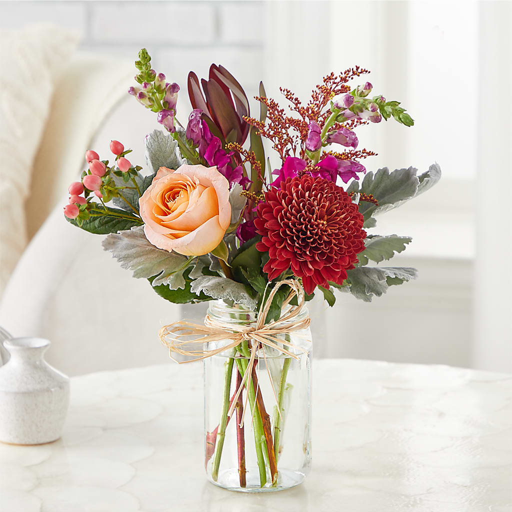Moody Hues Bouquet –  Mary Blooms Florist, Port Saint Lucie FL