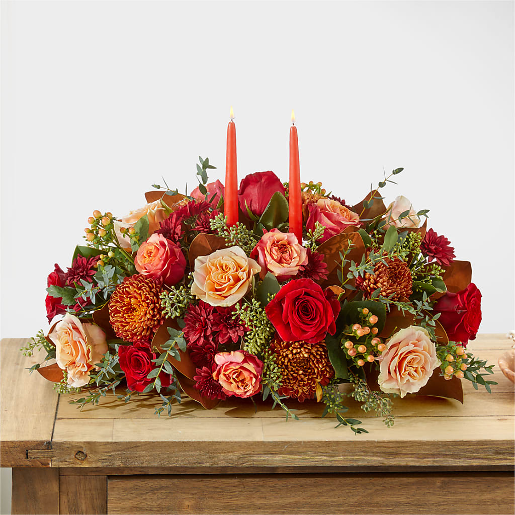 Gather Near Centerpiece –  Mary Blooms Florist, Port Saint Lucie FL