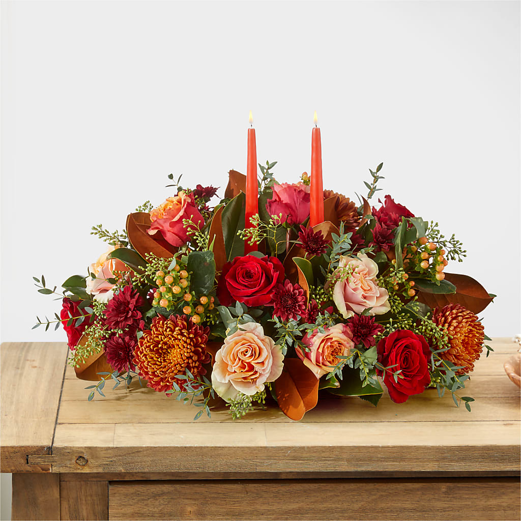 Gather Near Centerpiece –  Mary Blooms Florist, Port Saint Lucie FL