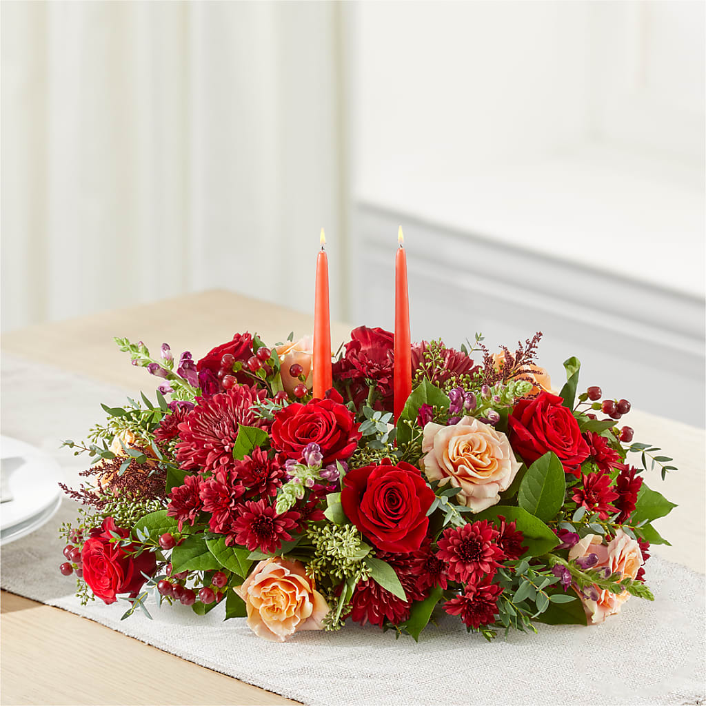 Most Thankful Centerpiece –  Mary Blooms Florist, Port Saint Lucie FL